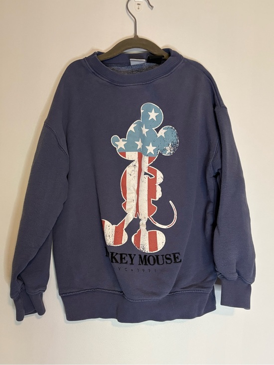 Zara Other - Zara Mickey Mouse American Flag Crewneck